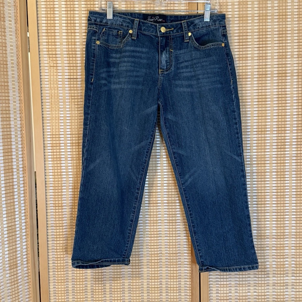 Suzie‎ Rose Juniors 11 Jeans Blue Straight Leg Light Distress Y2K Western Street